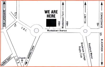 Monkstown Pool & Fitness Centre map